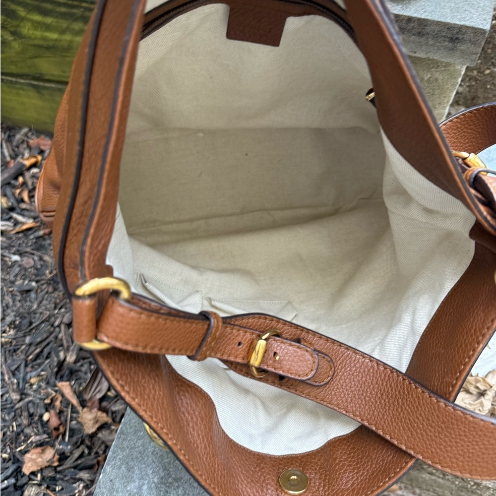 Stunning large Gucci Rider bag beautiful soft brown Leather beautiful condition - Picture 7 of 14